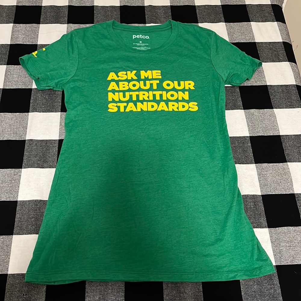 Green Petco T-Shirt.